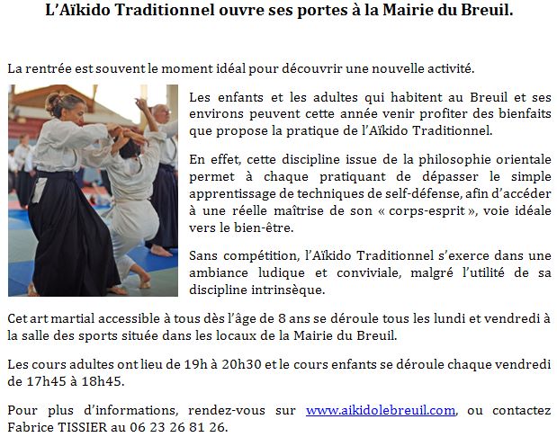 Aikido LE BREUIL