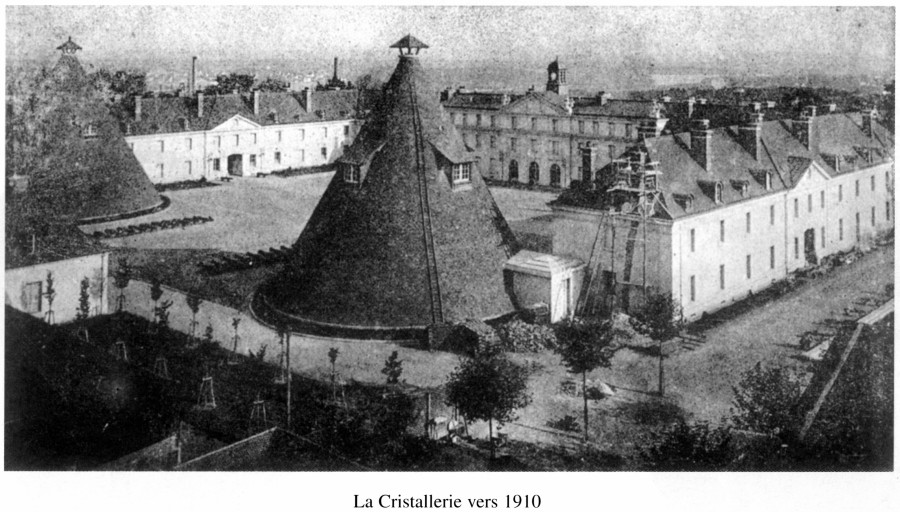 La cristallerie vers 1910