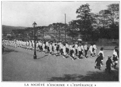 La société d'escrime "L'Espérance" - Le Creusot