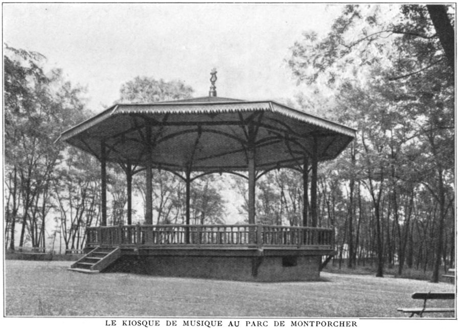Le kiosque de musique au parc de Montporcher - Le Creusot