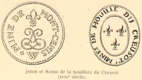 sceau de la houillère du Creusot