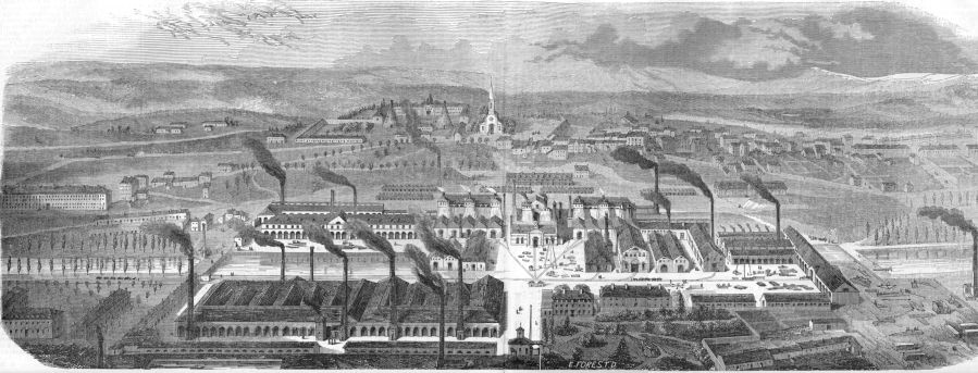 Forges et fonderies du Creusot - 1847