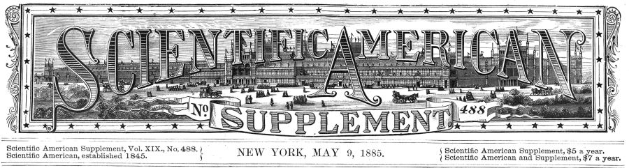 Scientific American 9 mai 1885