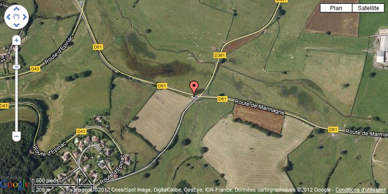 Emplacement de la st�le